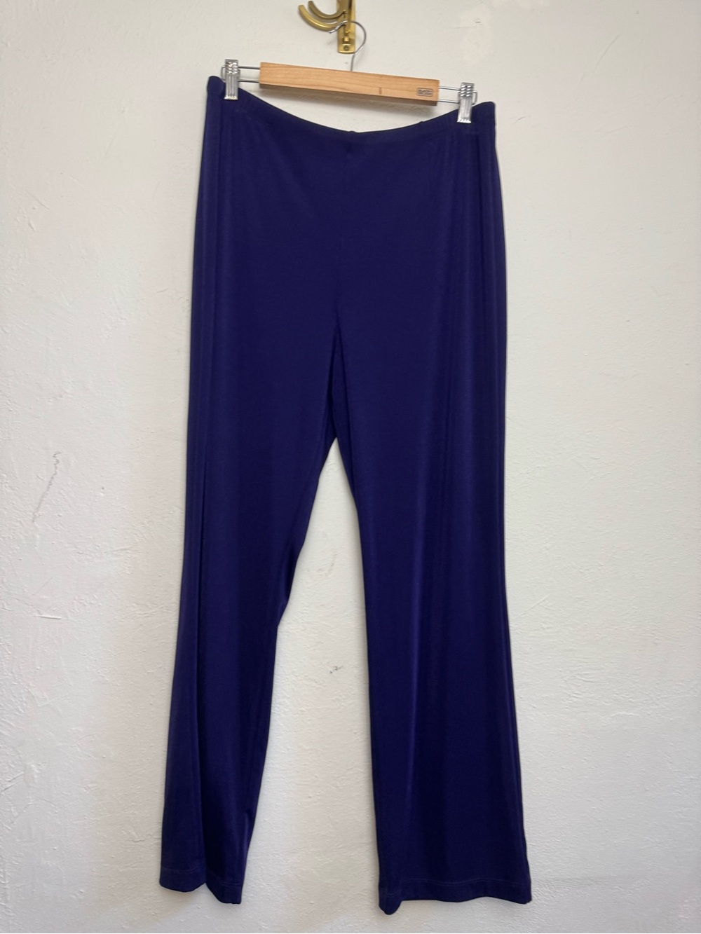 CHICOS Easywear Gorgeous Deep Indigo Purple Pants - Picture 5 of 8